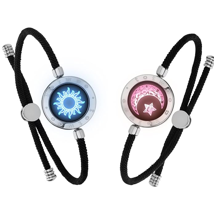 long distance touch vibrate bracelet full gift packaging box and card