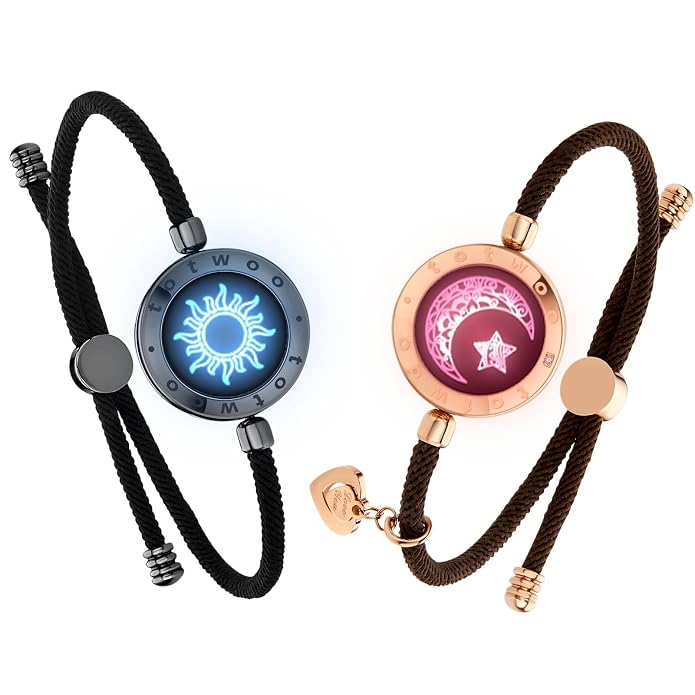 Long distance couples vibrate bracelet ( Set of 2 )